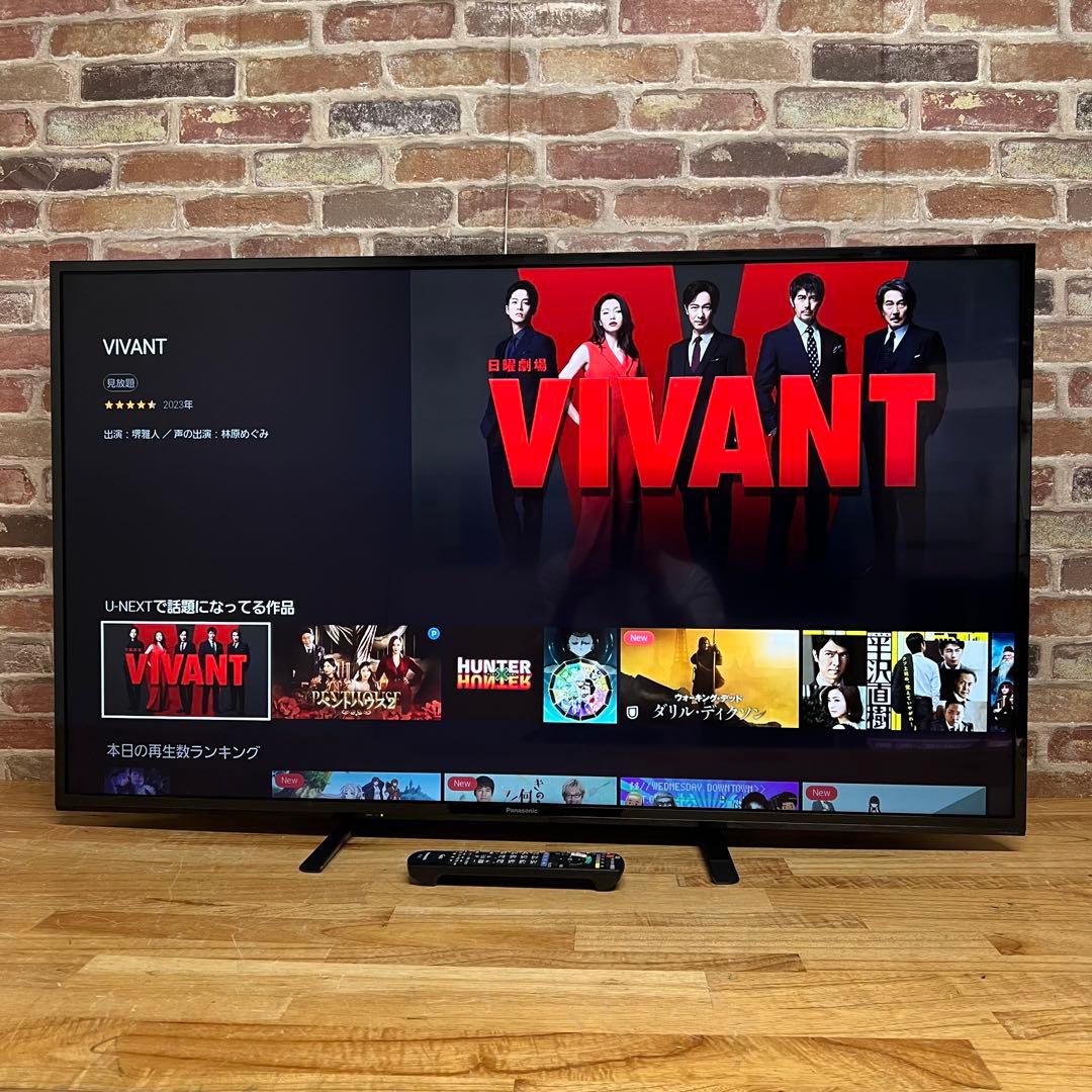 パナソニック 55V型 4K 液晶テレビ スマートビエラ TH-55GX755