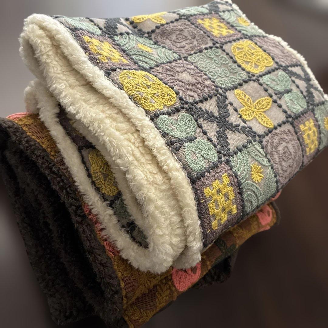 レア！　貴重！　ミナペルホネン　マフラー　forest tile 2色