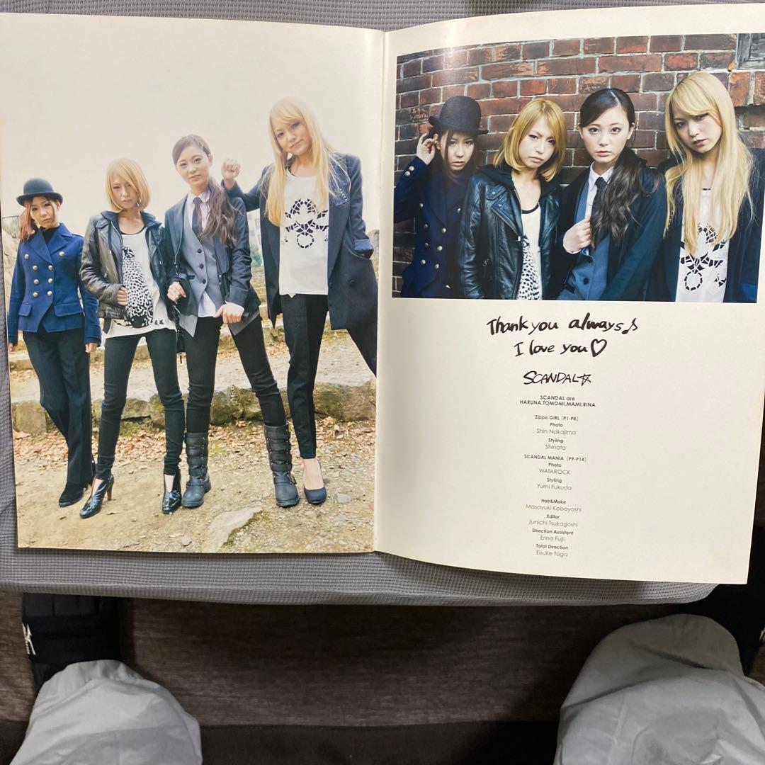SCANDAL ZIPPO 受注生産限定品 【新品未使用品】と￼付録の写真集￼
