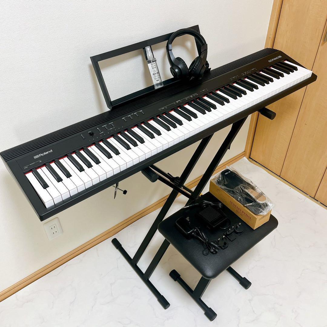 未使用級✨️2024年製 電子ピアノRoland GO-88P 付属品多数✨
