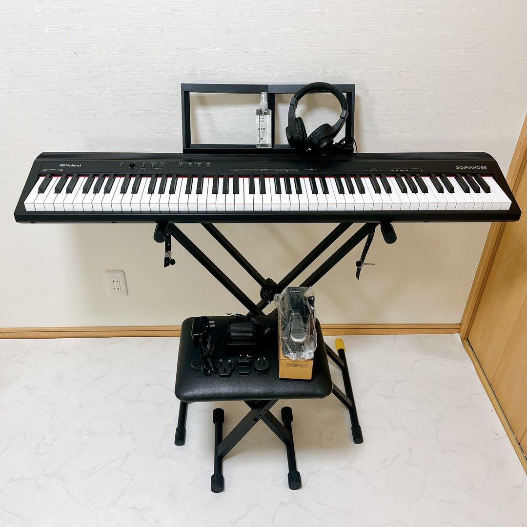 未使用級✨️2024年製 電子ピアノRoland GO-88P 付属品多数✨