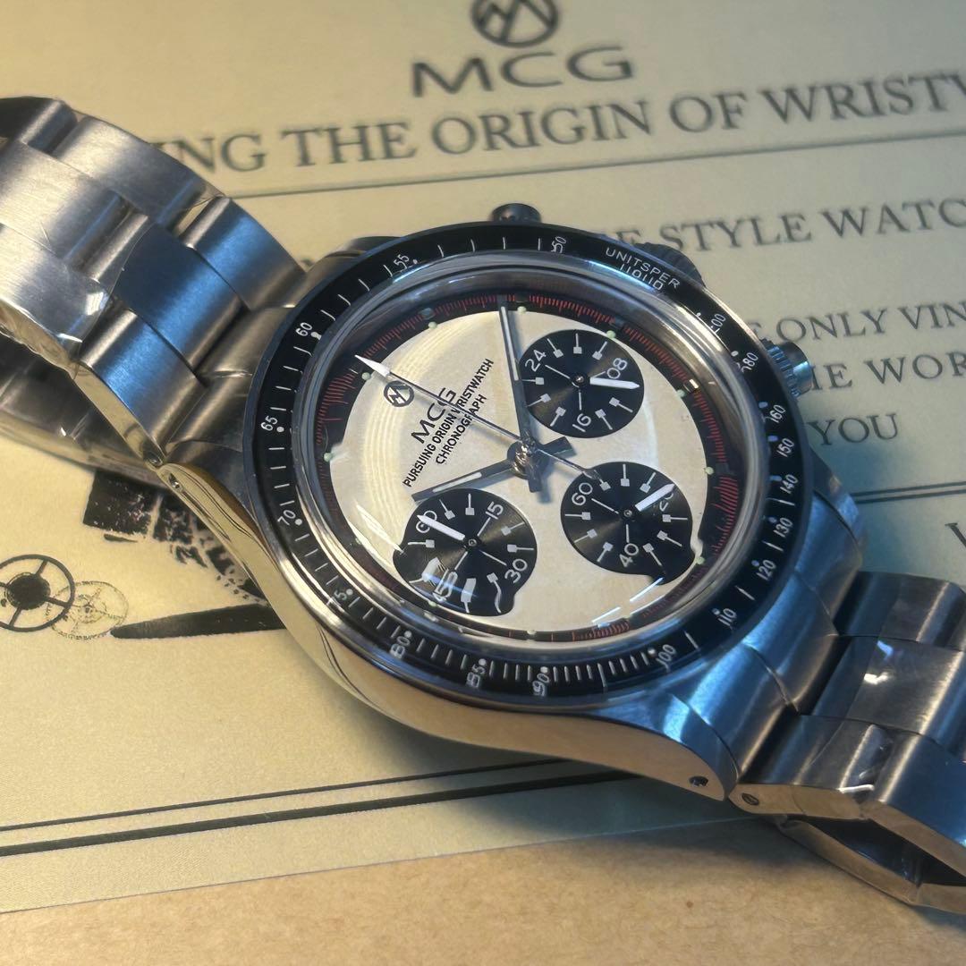 ◇■アンティークMCGクロノ腕時計VK63