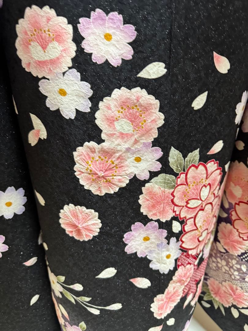 正絹　振袖単品　お稽古等