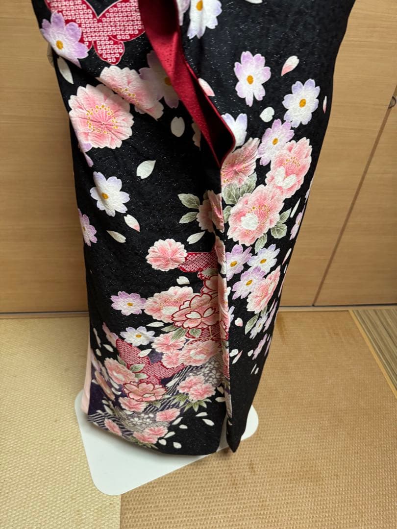 正絹　振袖単品　お稽古等
