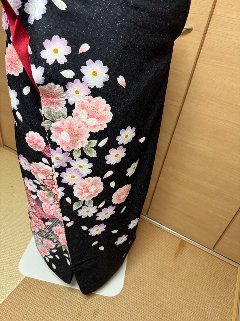正絹　振袖単品　お稽古等