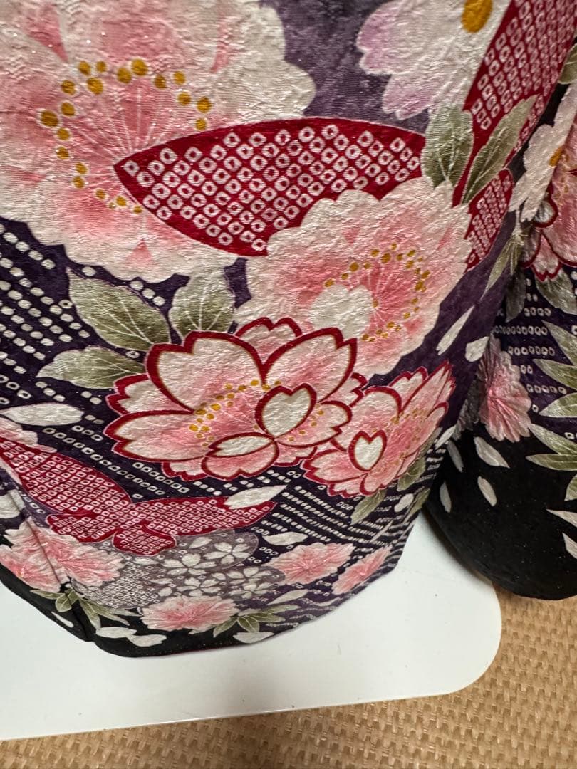 正絹　振袖単品　お稽古等