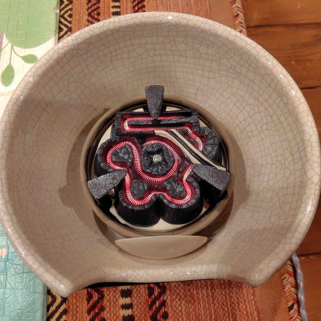 風炉　白さつま（紅鉢型）　野々田商店