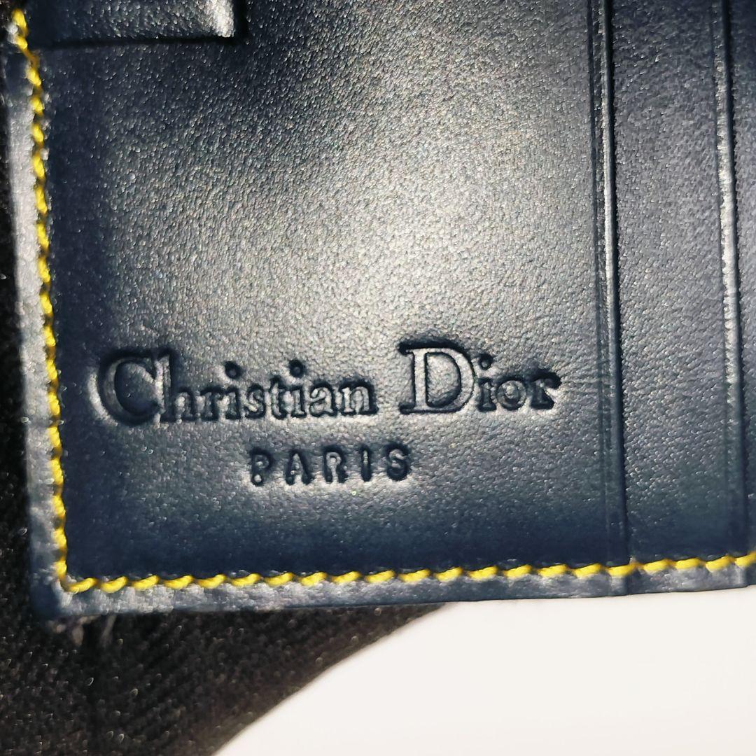 Dior トロッター サドルウォレット コンパクト キャンバス ダブルホック