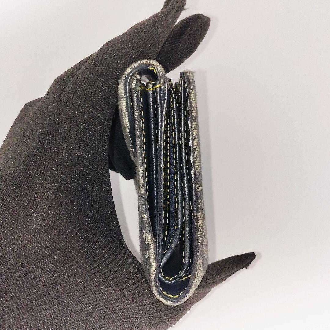 Dior トロッター サドルウォレット コンパクト キャンバス ダブルホック