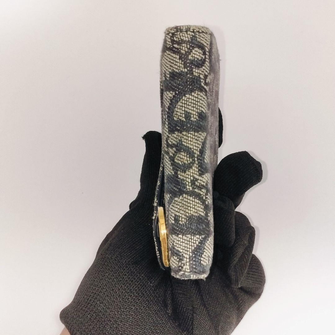 Dior トロッター サドルウォレット コンパクト キャンバス ダブルホック