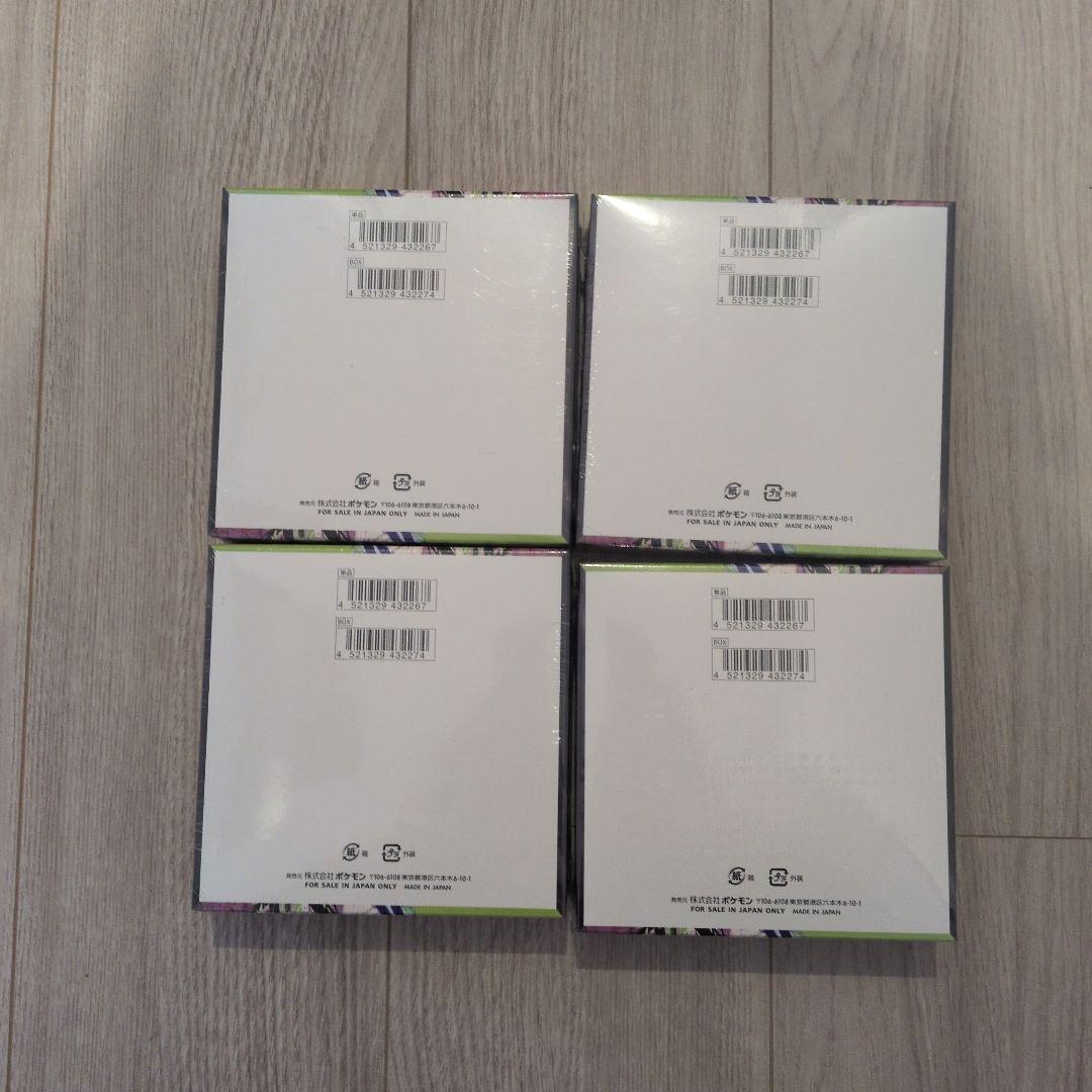 ポケモンカードゲーム ムニキスゼロ 4boxシュリンク付き