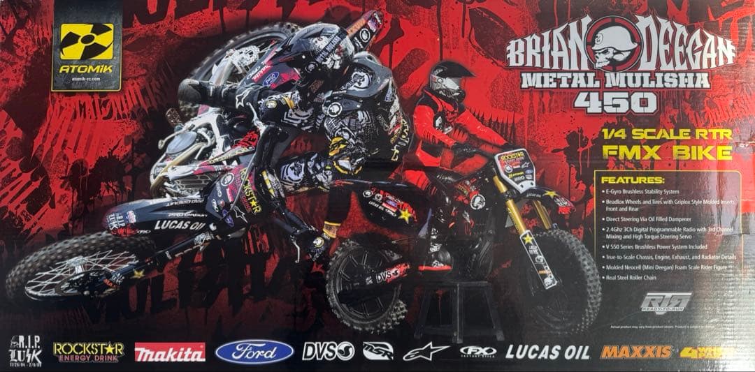 Brian Deegan l Mulisha 450 FMXバイク