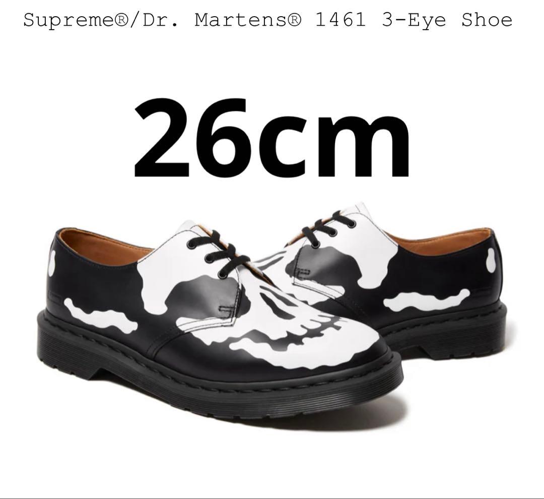 靴 Supreme Dr.Martens 1461 Skull 3 Eye 26cm