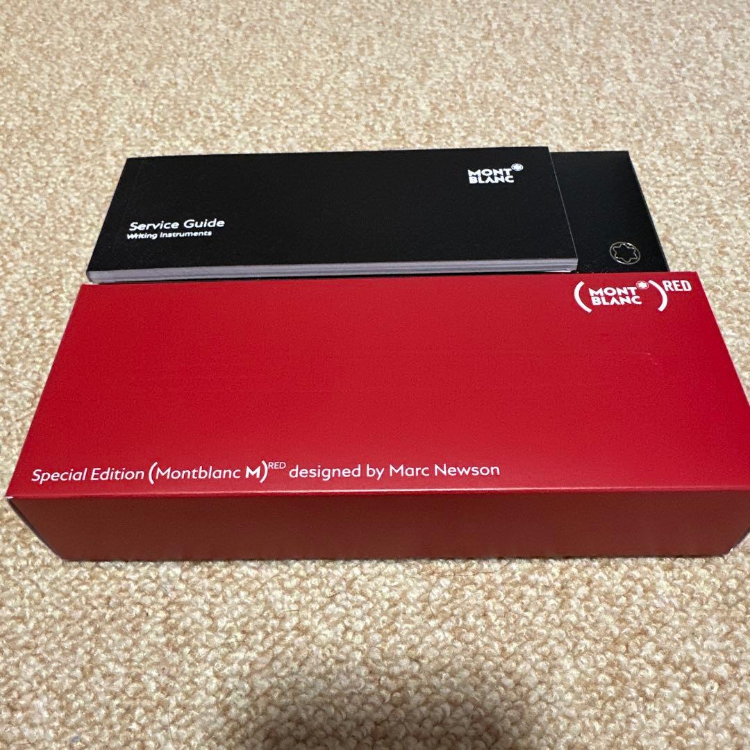 MONT BLANC M MDP RB レッド ボールペン マークニューソン