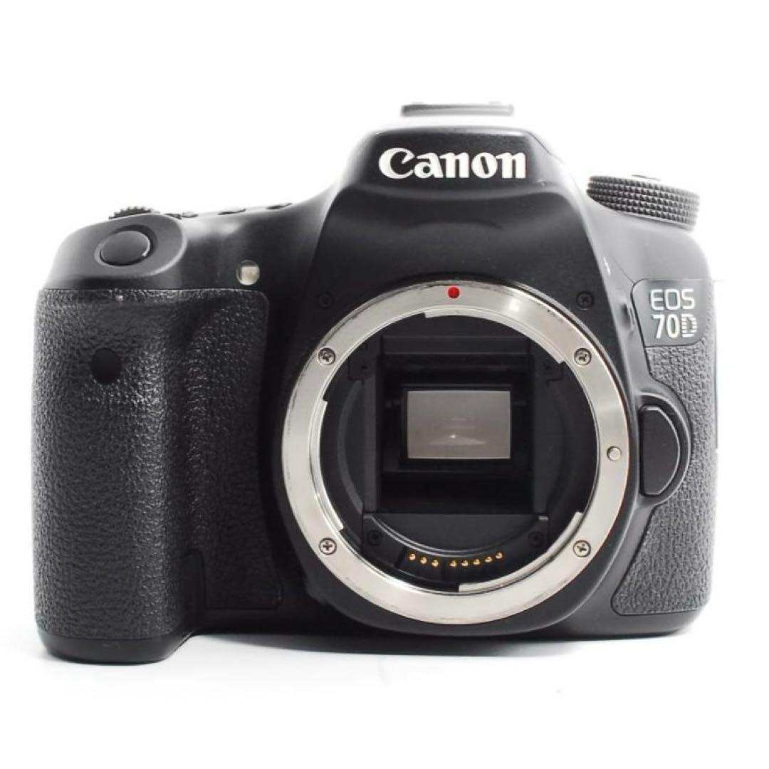 【最大2700円引】Canon EOS 70D✨一眼レフカメラ スマホ転送
