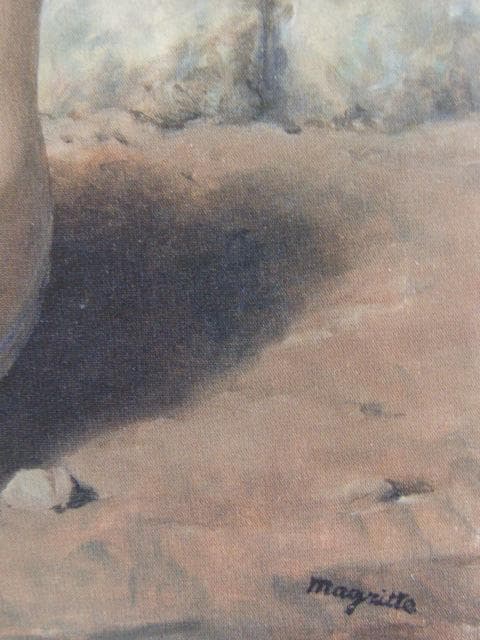 ルネ・マグリット、赤いモデル、希少な画集より、新品高級額・額装付