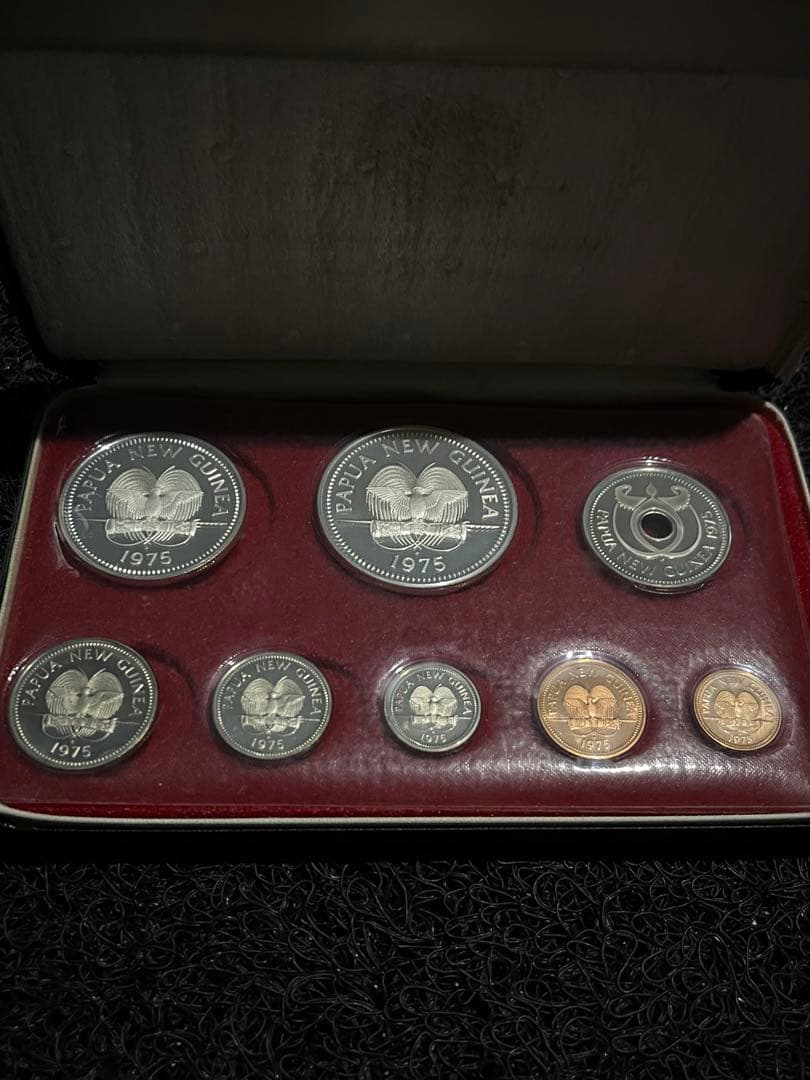 TK 1975年パプアニューギニア フランクリンミントプルーフセット