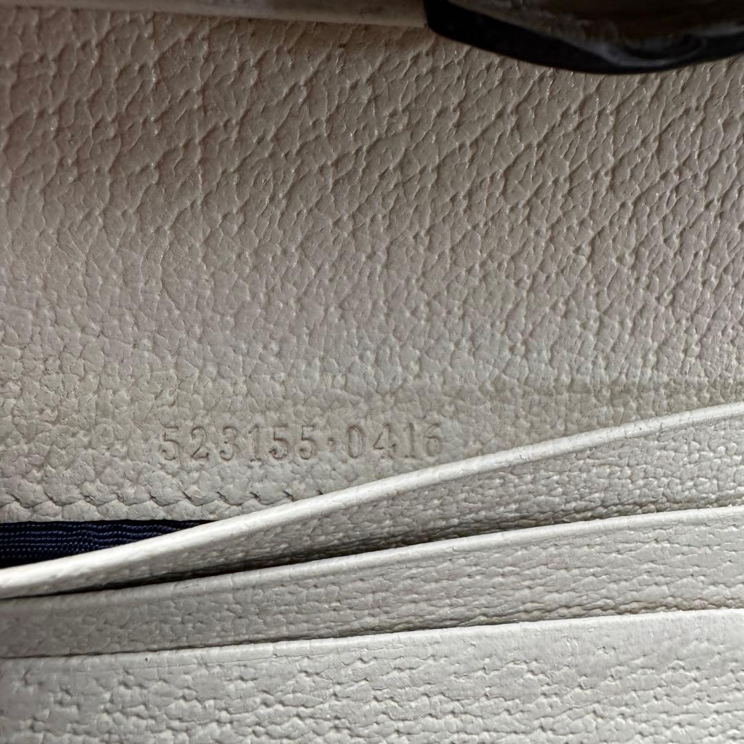 【極上美品】 GUCCI グッチ シェリーライン 2つ折り 財布 オフィディア