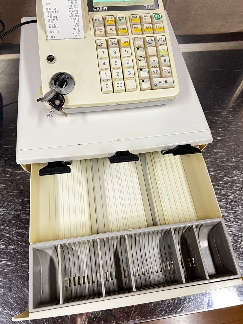 《リバーサイド》CASIO TE-300 電子レジスター