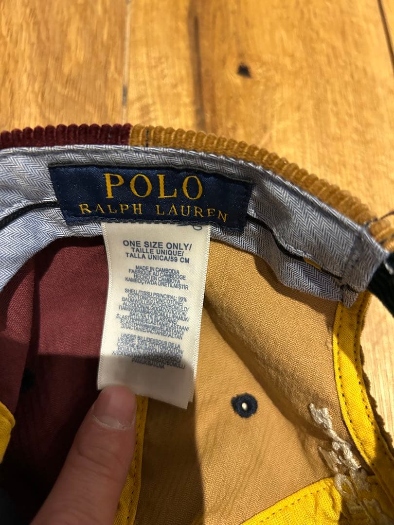 Polo Ralph Lauren コーデュロイキャップ