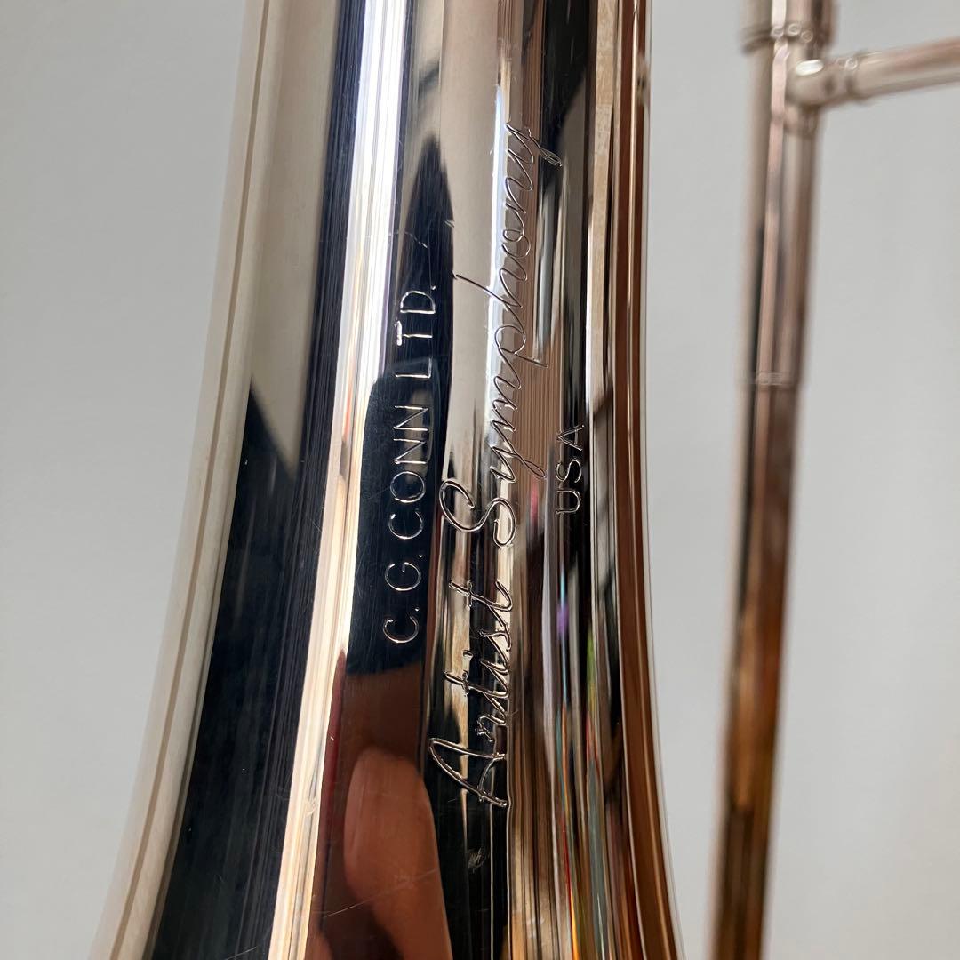 CONN 8H 太管テナートロンボーン コーン 銀メッキ ローズブラスベル