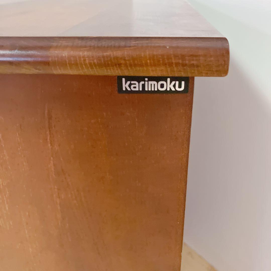 karimoku カリモク コロニアル 電話台　FAX台　サイドチェスト　木製