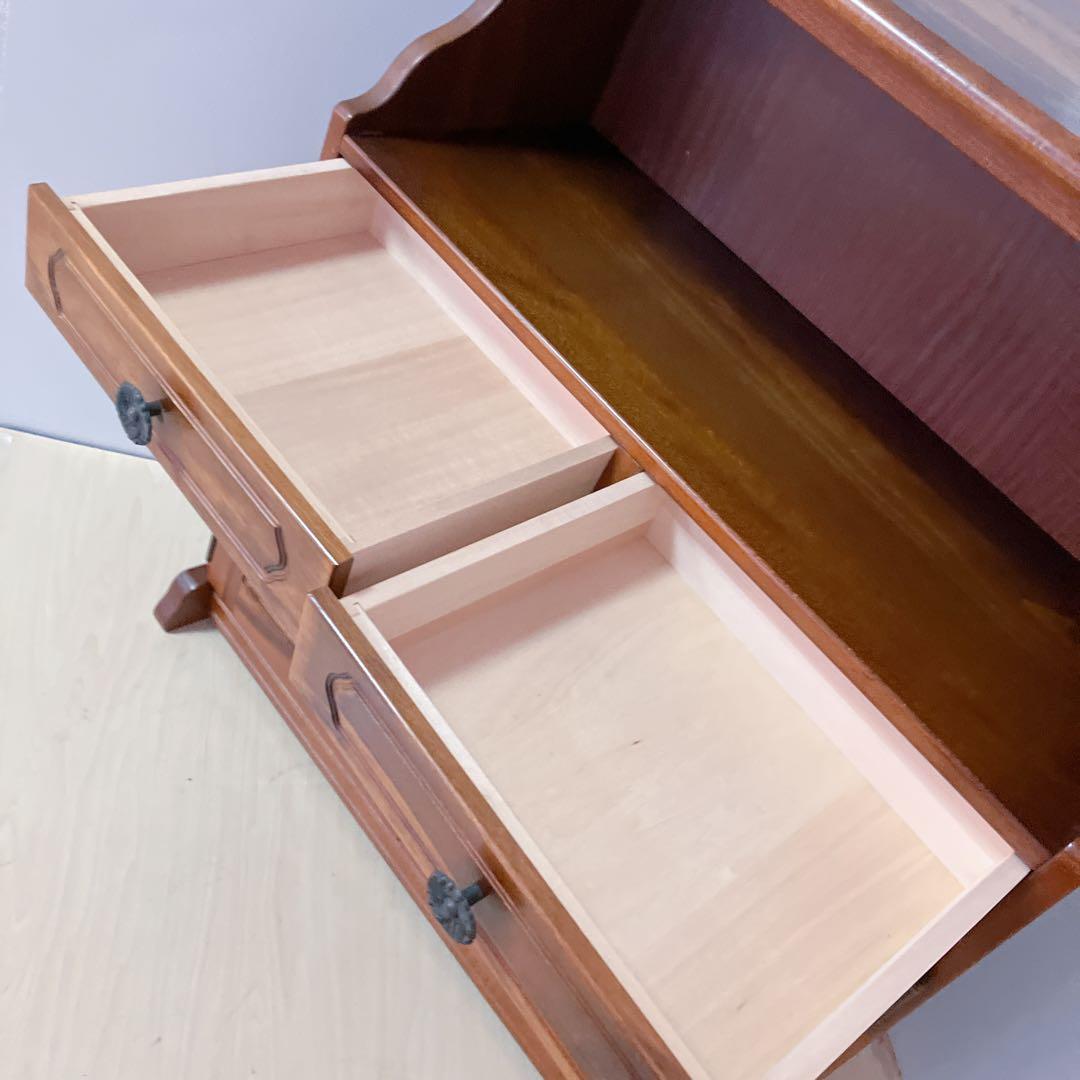 karimoku カリモク コロニアル 電話台　FAX台　サイドチェスト　木製