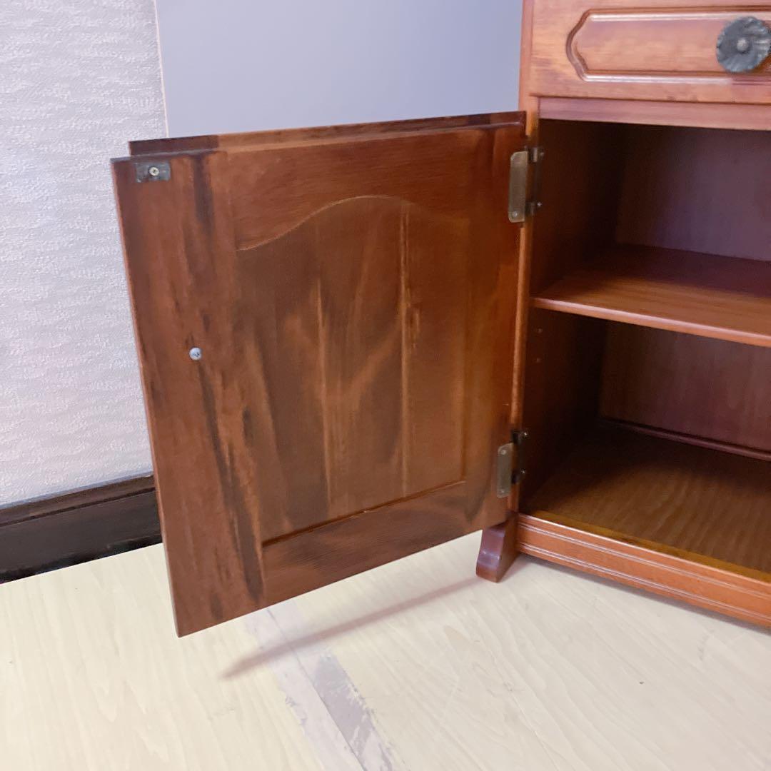 karimoku カリモク コロニアル 電話台　FAX台　サイドチェスト　木製