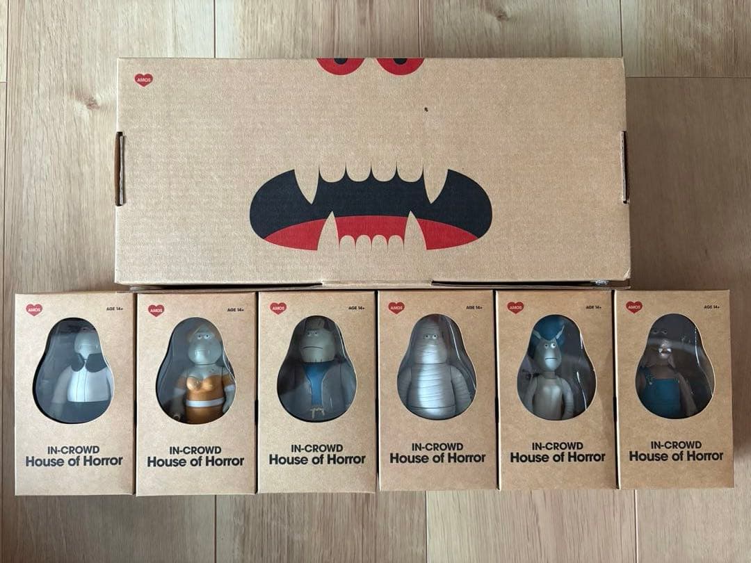【新品未開封】AMOS TOY House of Horror（6体セット）