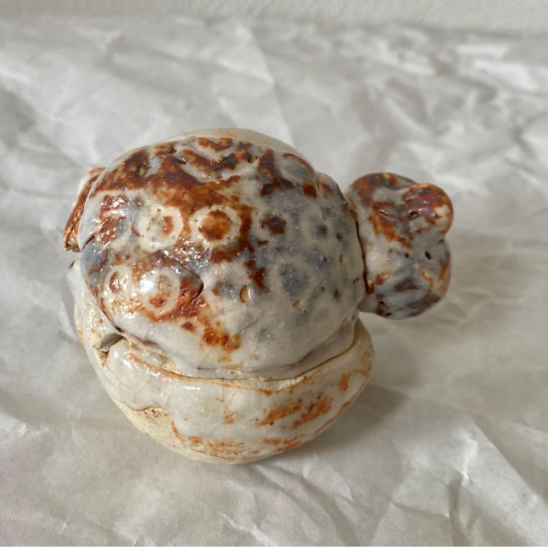 希少！　清水公照　泥仏 香合 福の神　共箱