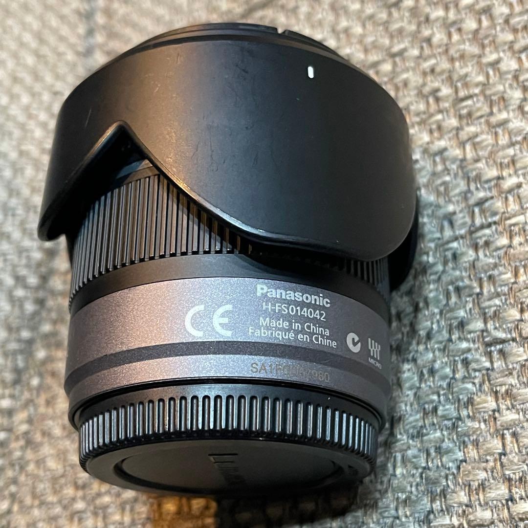 パナソニックマイクロフォーサーズカメラレンズH-FS014042