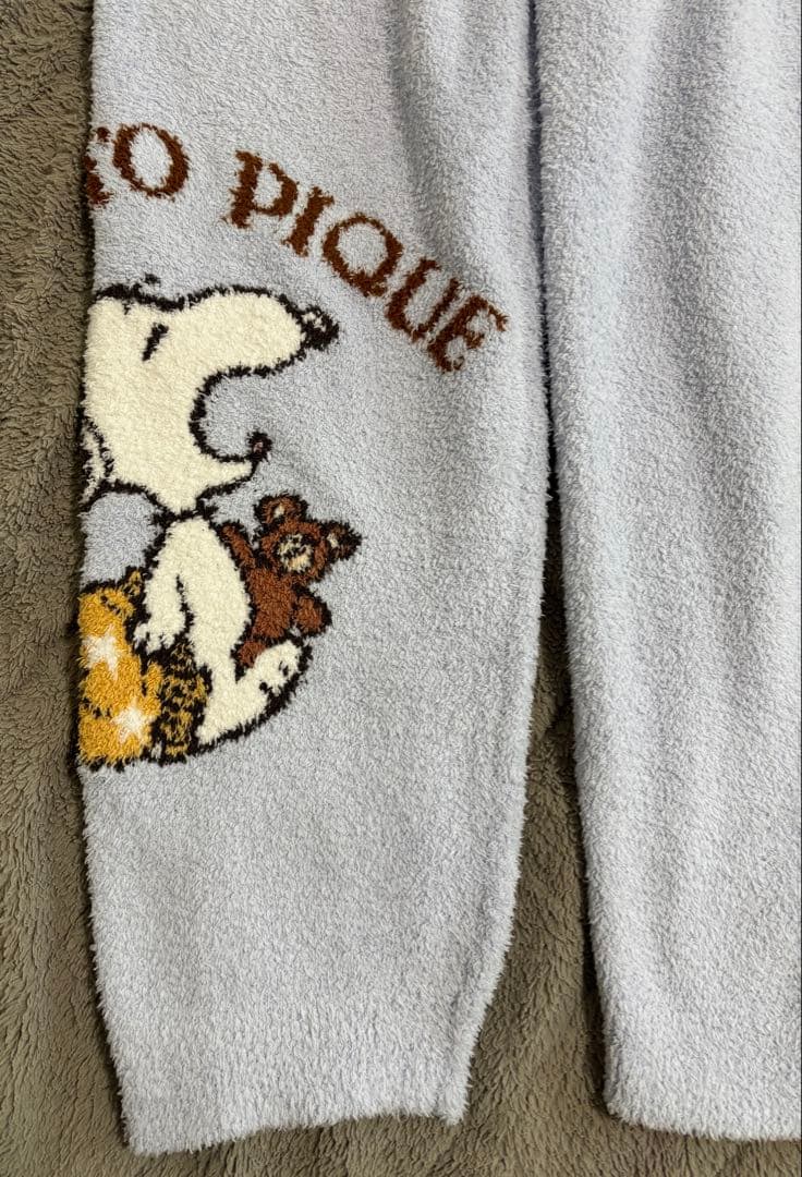 美品！完売品！ジェラートピケ　スヌーピージャガードプルオーバー&ロングパンツ