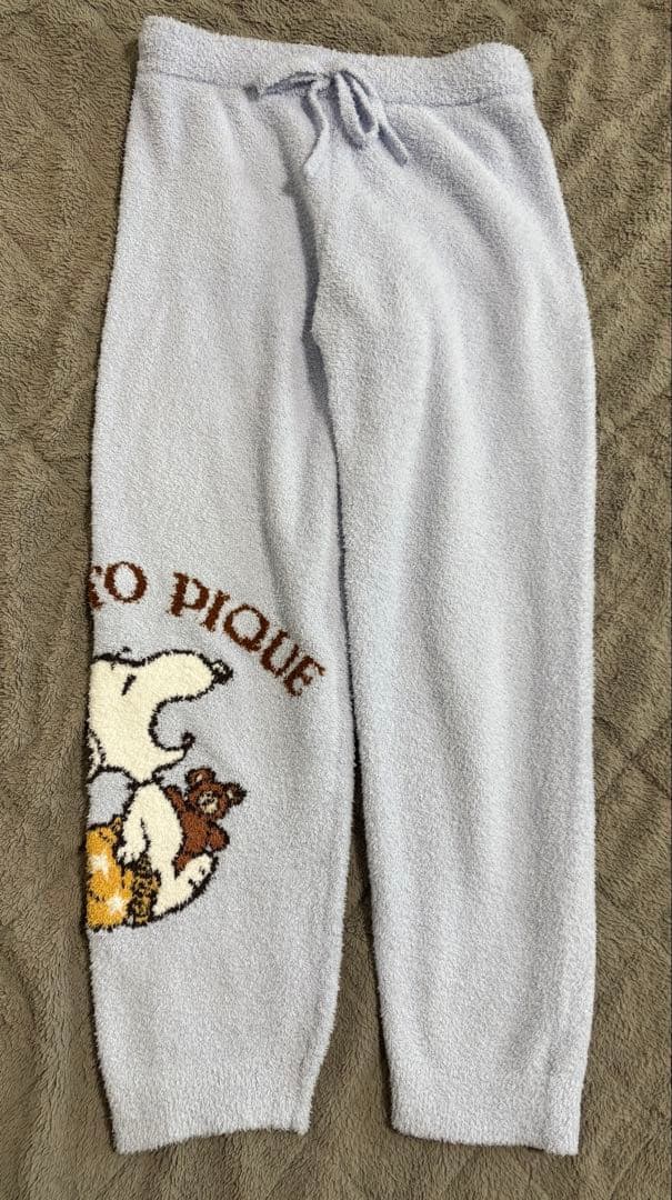 美品！完売品！ジェラートピケ　スヌーピージャガードプルオーバー&ロングパンツ