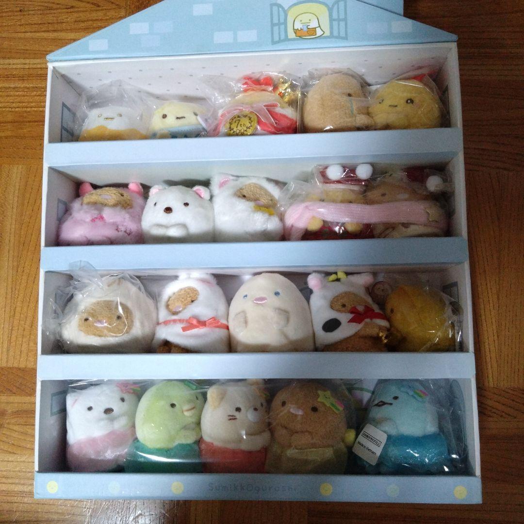 すみっコぐらし てのりぬいぐるみセット 収納棚付