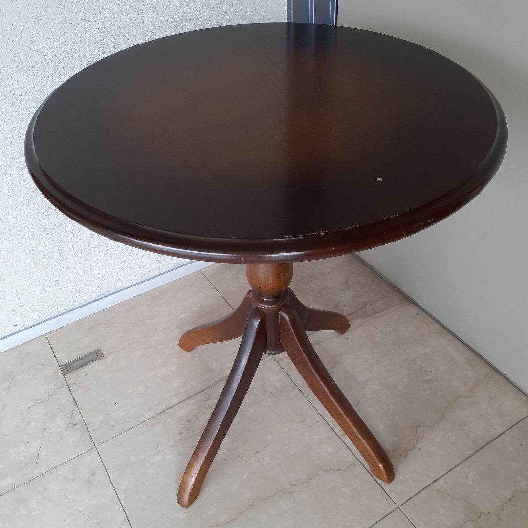 飛騨産業　直径60cm　丸テーブル ヴィンテージ