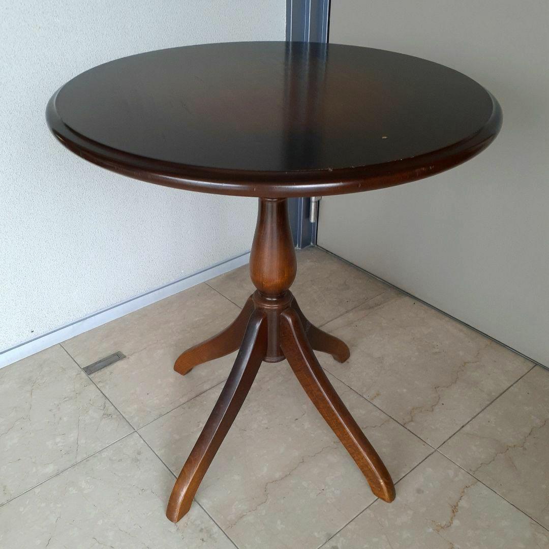 飛騨産業　直径60cm　丸テーブル ヴィンテージ