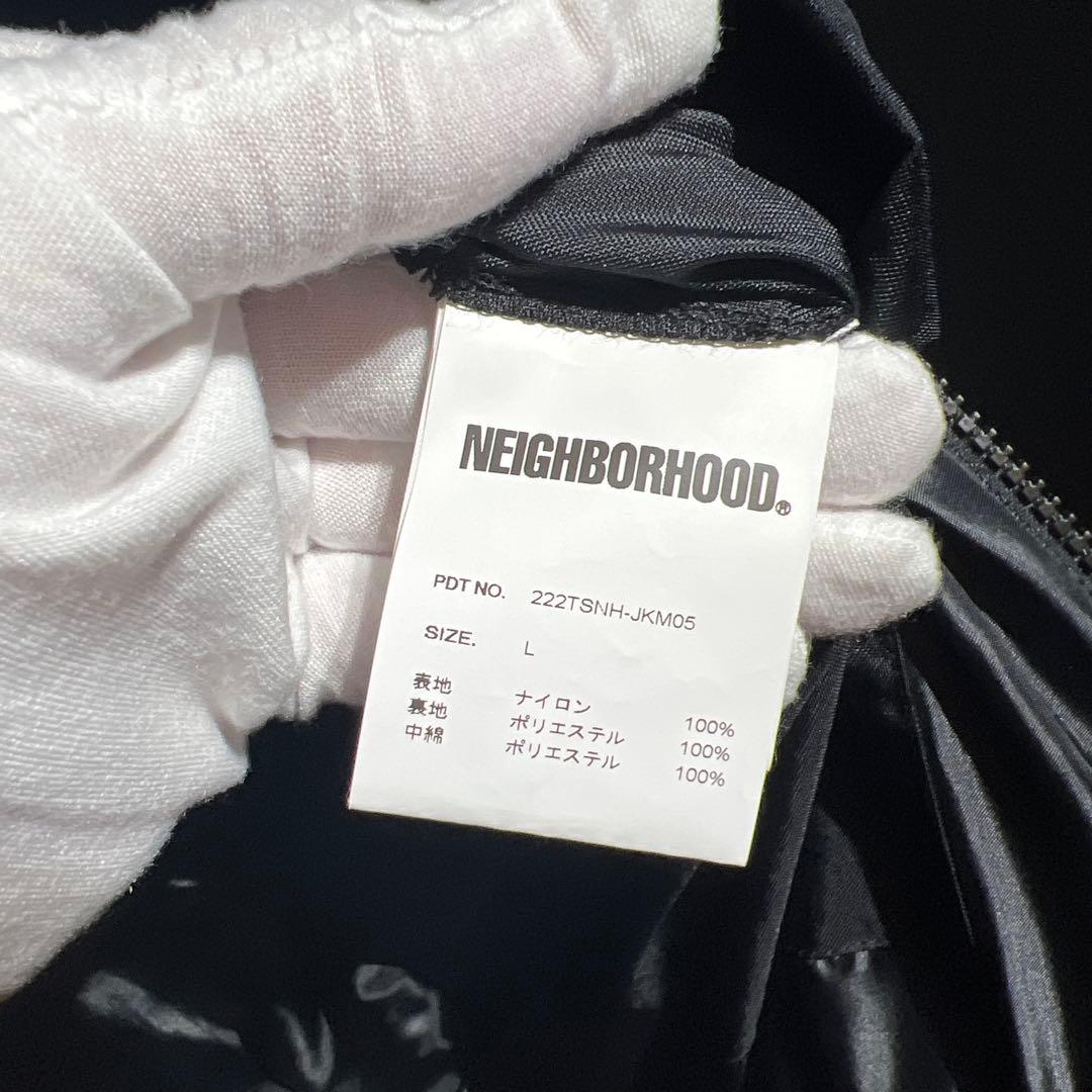ネイバーフッドNEIGHBORHOOD 黒ブラックフード付きジャケット Lサイズ