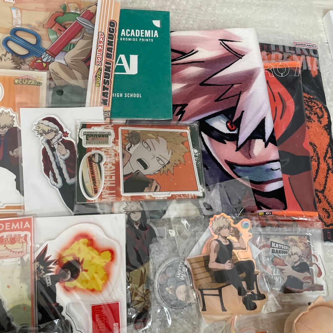 ヒロアカ 爆豪勝己 缶バッチ アクリルスタンド まとめ売り