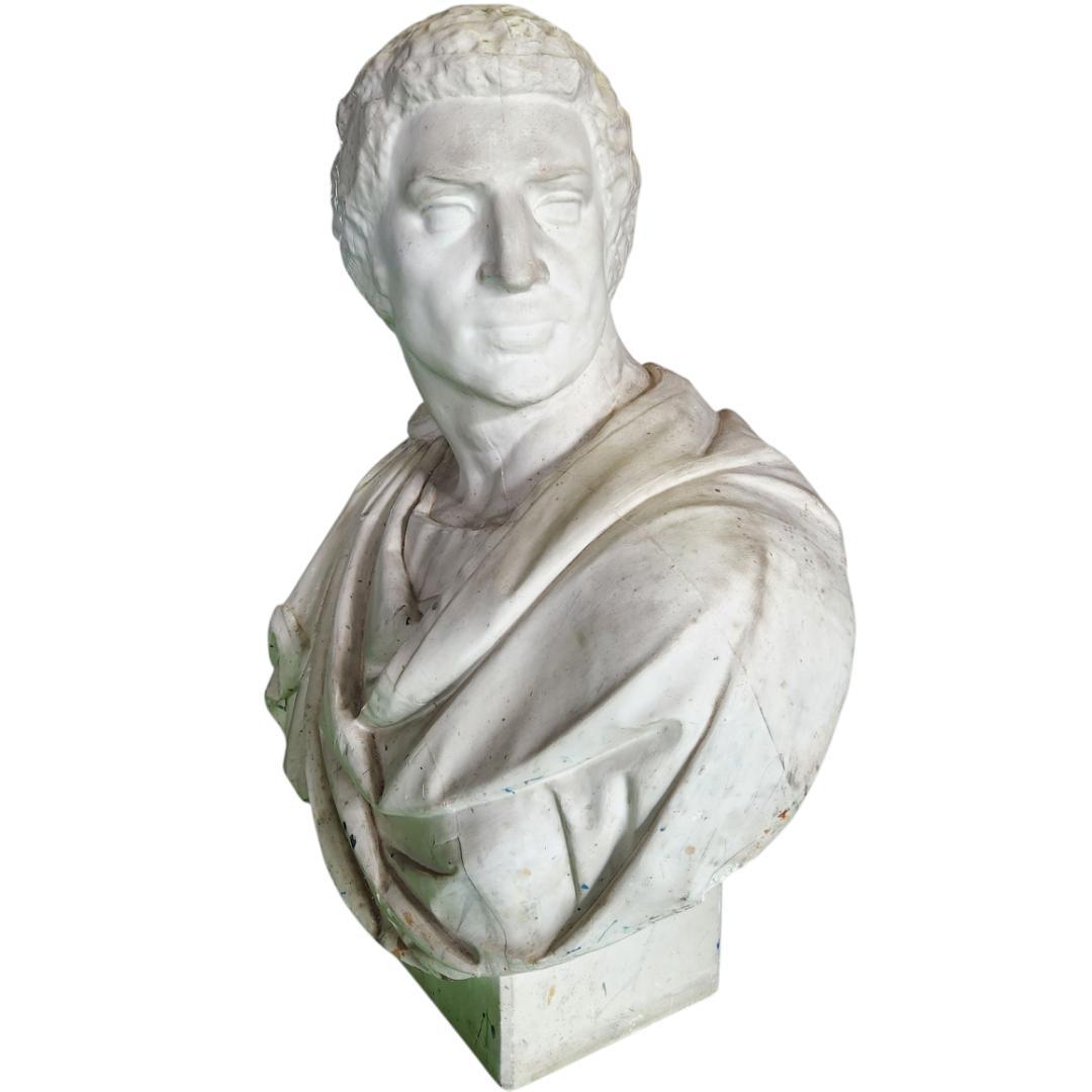 直接引渡限定　石膏像 ブルータス 胸像 デッサン 美術教材 インテリア 大型