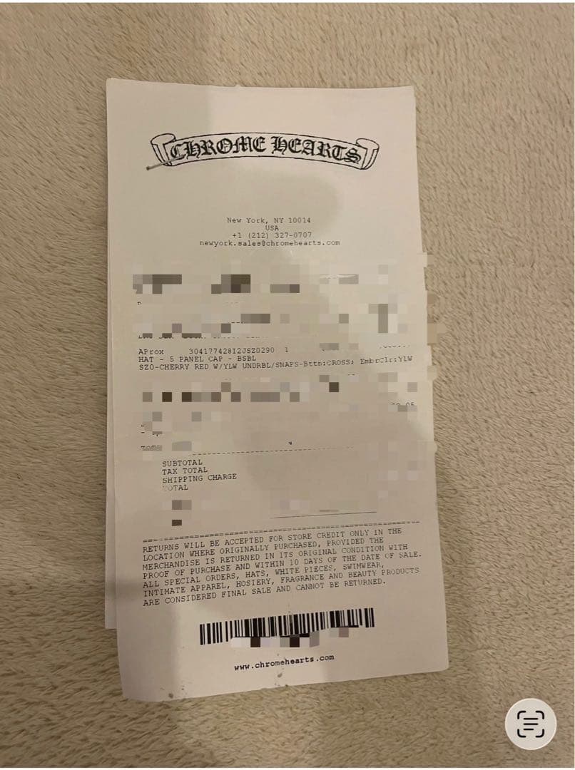 超希少新品未使用‼️クロムハーツ クロスパッチ ベースボールキャップ