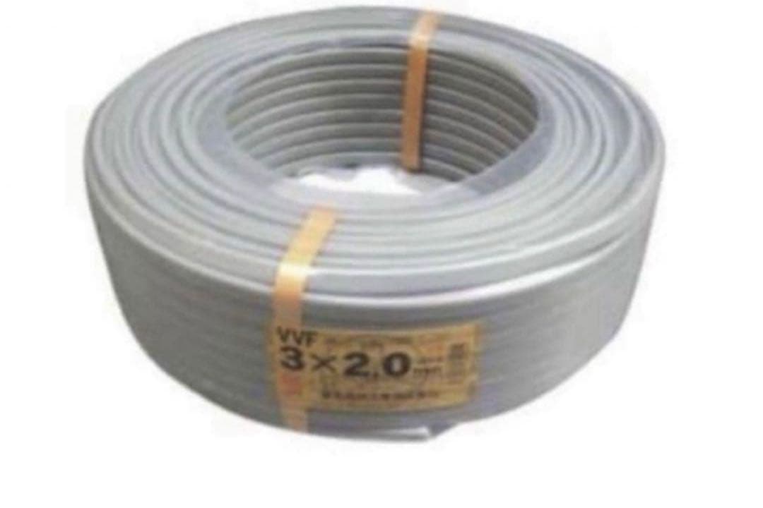 vvf3×2.0mm vvfケーブル 即発送　新品未使用　黒白赤