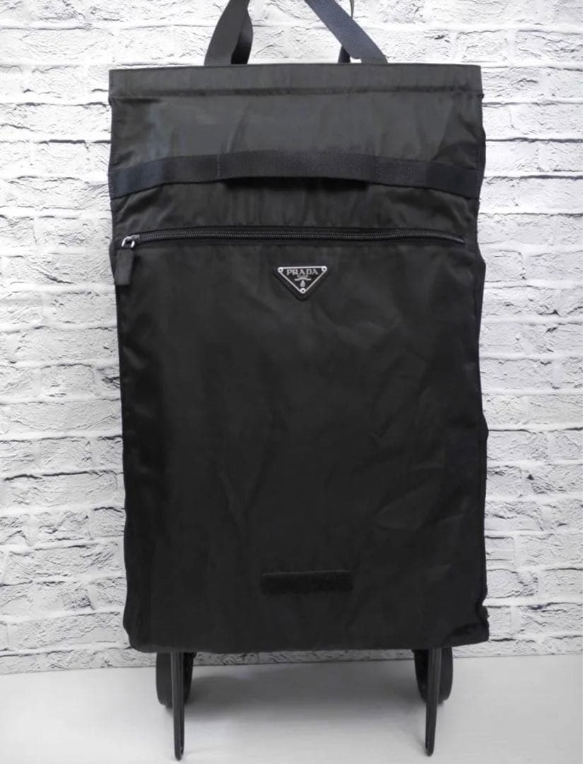 ブラックロールトップキャリーケース