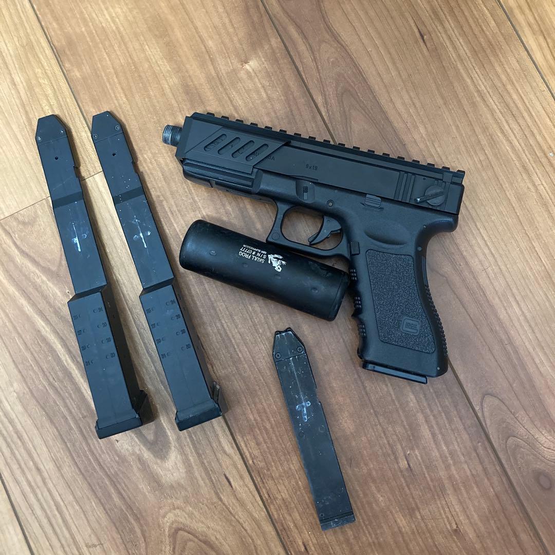 東京マルイGlock18C 電動ガン サイレンサー付き