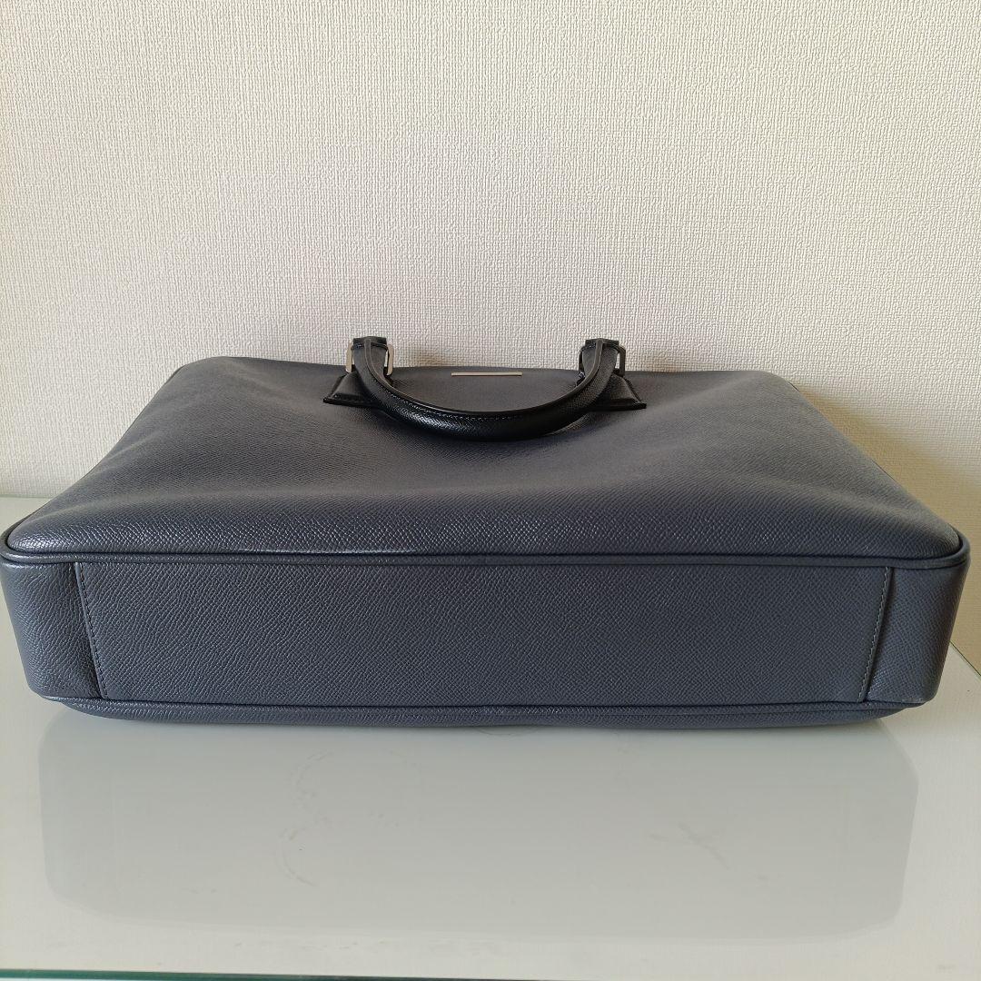 美品 ゼニア ビジネスバッグ グレー