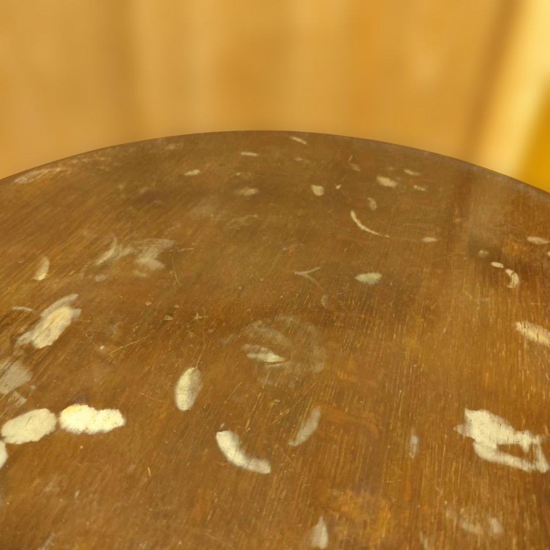昭和レトロ 無垢材 丸 テーブル アンティーク ノスタルジック ヴィンテージ