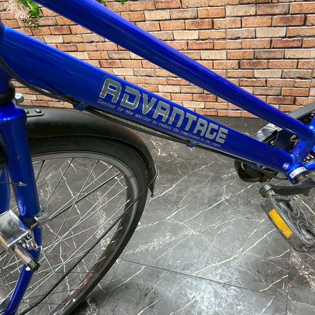 【55】一般車 シティー車 ADVANTAGE ブルー 27インチ