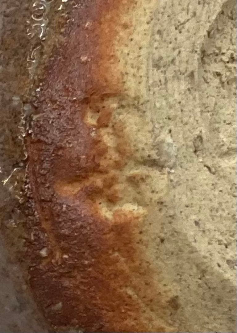 B140s  波多野善蔵作「萩  ぐい呑」共布共箱　萩焼　指月窯　盃　酒器