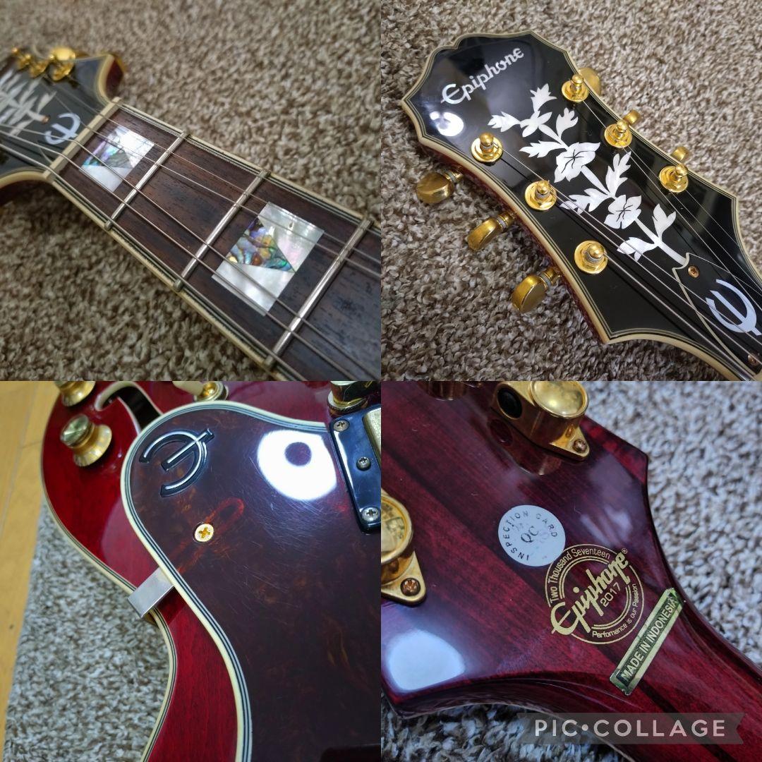 Epiphone シェラトン2pro セミアコ エレキギター