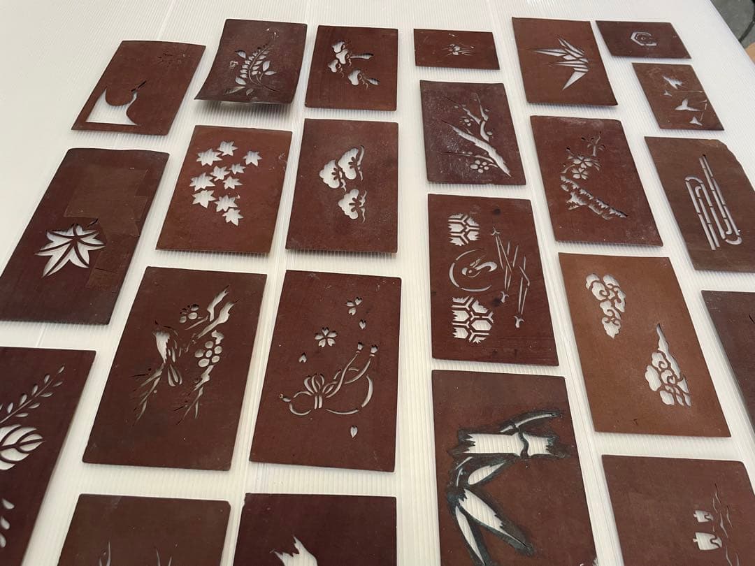 和菓子　すり込み用型紙　41枚セット