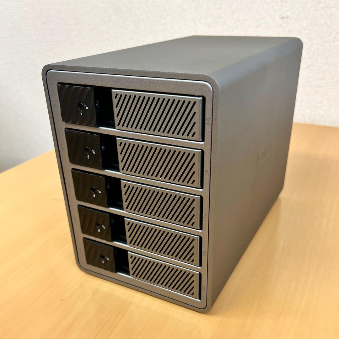 【HDD5基 組込済】ORICO 9858RU3 5ベイRAID HDDケース